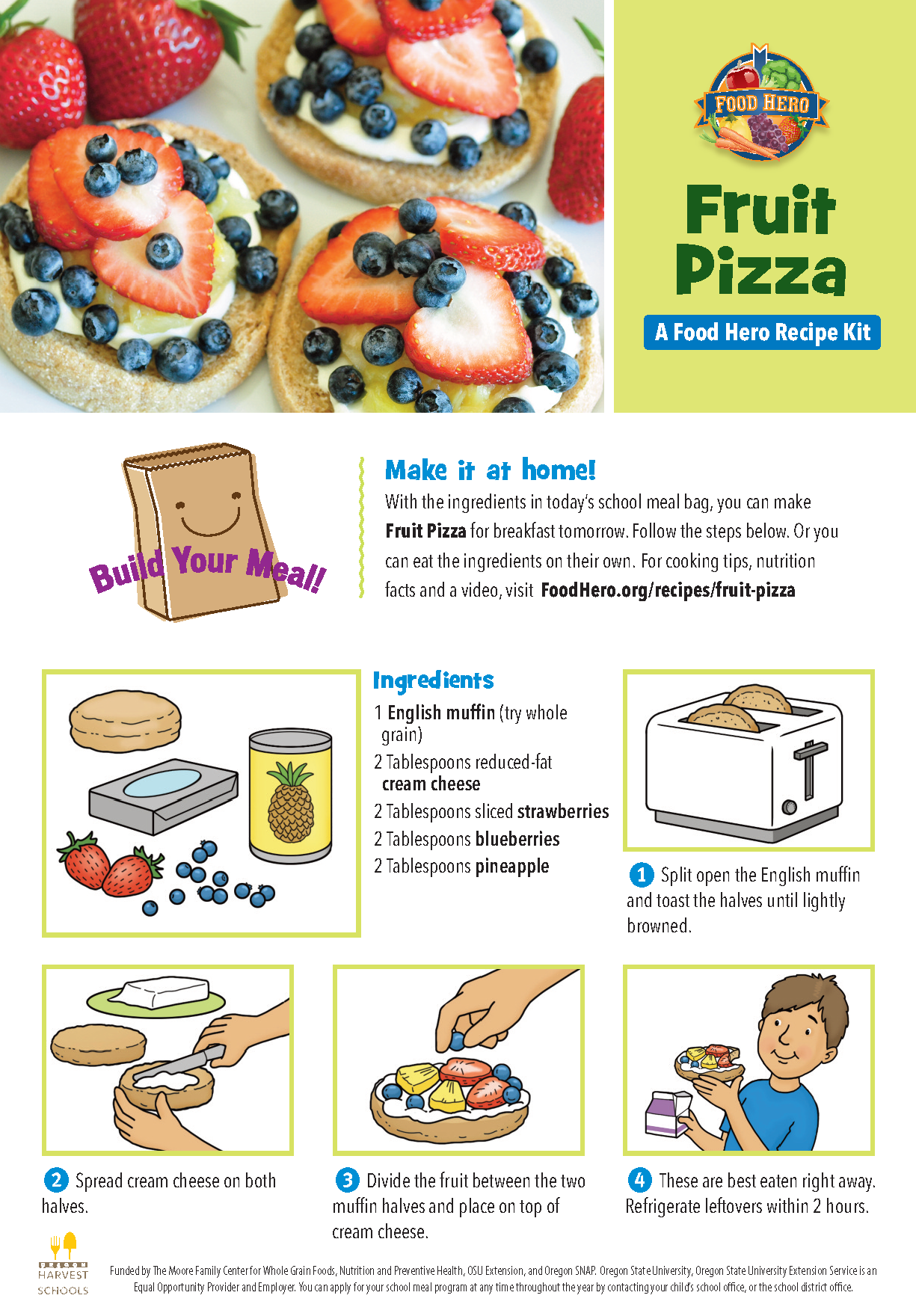 Fruit Pizza Food Hero Recipe